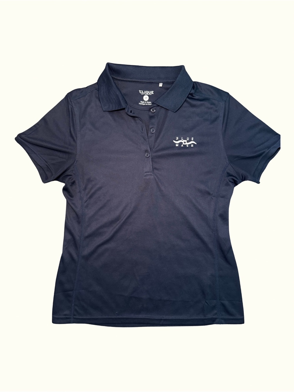 Blue Mash Women's Navy Performance Polo Shirt